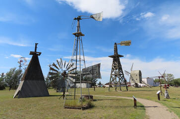 The Etzikom Windmill Museum.